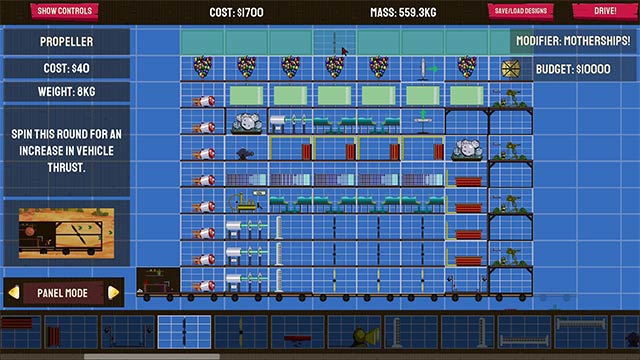 Thiết kế chiếc xe đồng thời là ngôi nhà mới của bọ rùa trong game Making it Home 