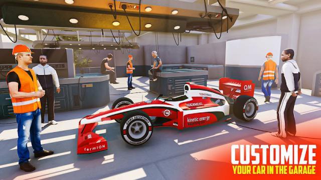 Tùy chỉnh chiếc xe đua công thức của bạn trong garage 