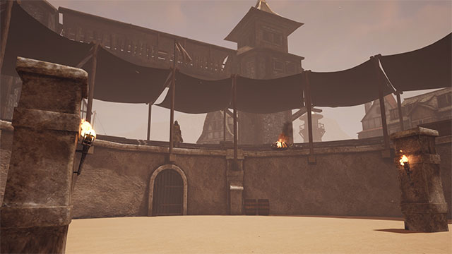 Lựa chọn chế độ đấu trường hoặc chiến dịch trong Swordsman VR Game