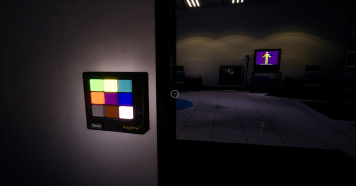 Giải mã cửa an ninh bằng màu sắc trong Poppy Playtime