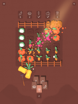 Trồng cây để có nguyên liệu nấu ăn trong game Plant with Care 