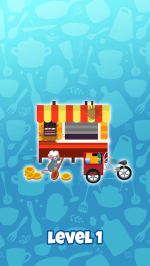 Bạn bắt đầu game Idle Delivery Tycoon với một xe bán đồ ăn nhỏ 