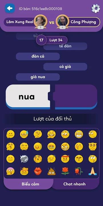 Chơi game Nối từ