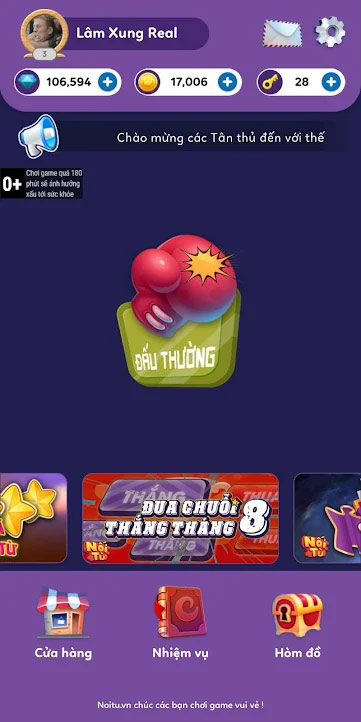 Giao diện Nối từ