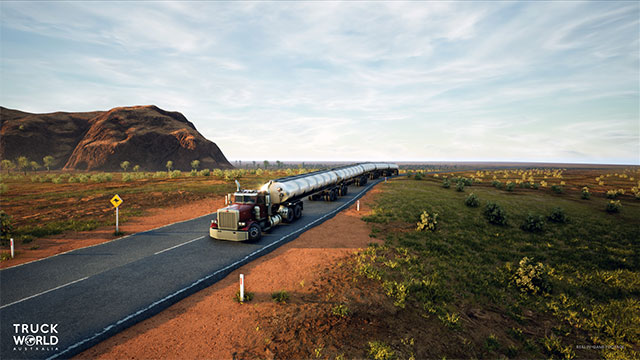Phiêu lưu khám phá nước Úc đa dạng về địa lý và cảnh quan trong Truck World Australia game