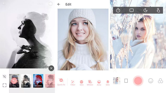 Giao diện của ứng dụng Bestie