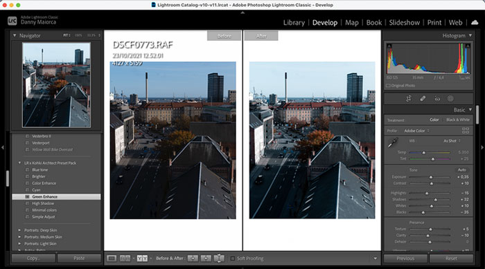 Architecture Presets by Kohki Yamaguchi bao gồm 8 bộ lọc miễn phí