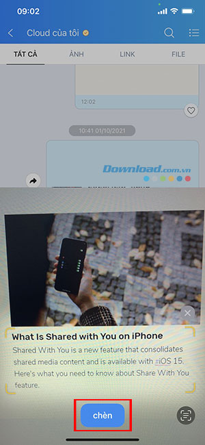 live text zalo 2*316892