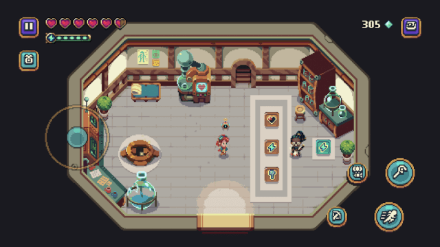 Game Sparklite được thiết kế theo phong cách pixel cổ điển đẹp mắt