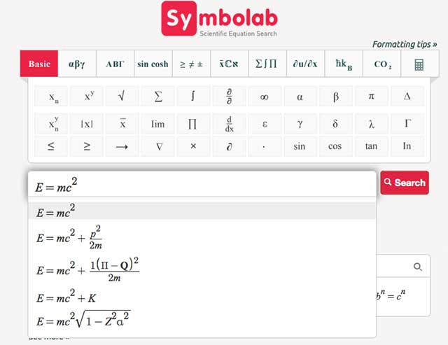 Symbolab giúp giải quyết các phép toán về: Phân số, Phương trình, Tích phân, Đạo hàm,...
