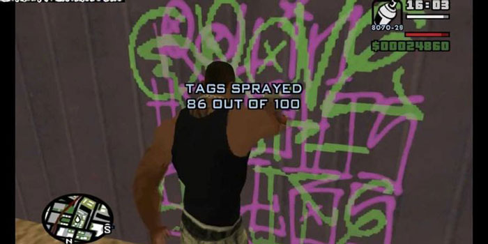 Phun sơn 100 vị trí để nhận được các vật phẩm hấp dẫn