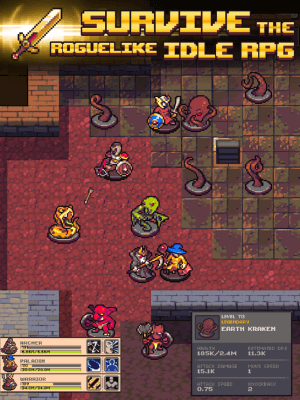 Idle Sword 2 cho bạn tham gia vào các trận đánh quái vật trong ngục tối