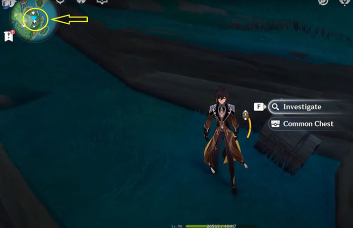 Kho báu ẩn thứ hai ở Thành phố Inazuma là một kho báu thường