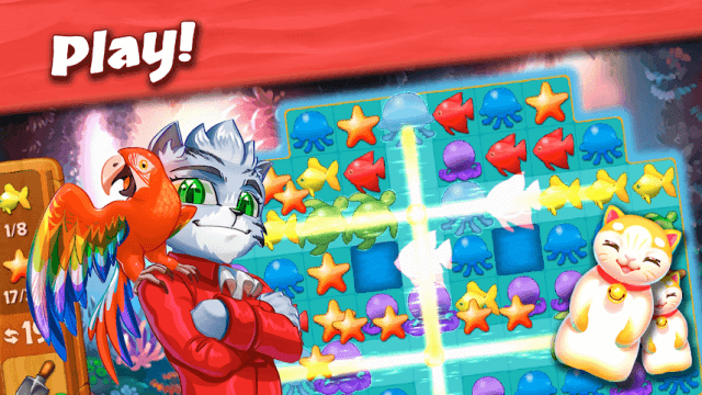 Giải các màn đố match-3 đầy thách thức