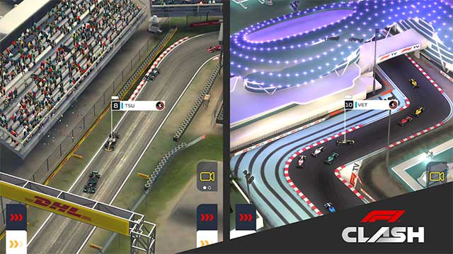 Xây dựng một đội đua F1 điêu luyện nhất và tranh tài trực tiếp với game thủ khác