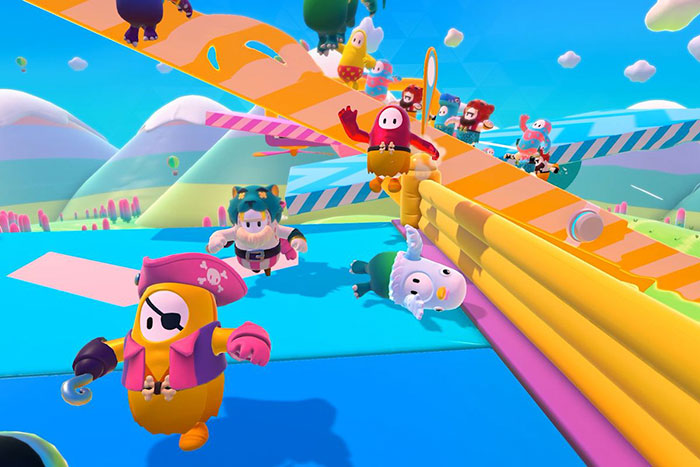 Fall Guys có đồ họa vô cùng dễ thương, thu hút cả người lớn và trẻ em