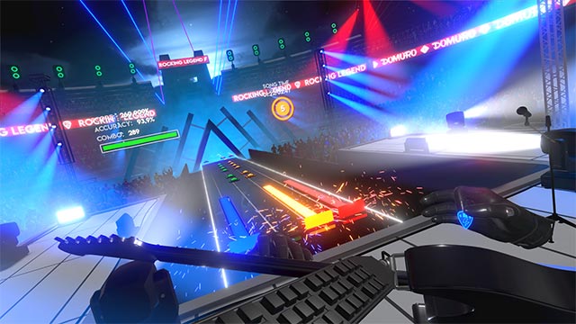 Chế độ chơi thực tế ảo trong Rocking Legend VR mang đến trải nghiệm hoàn toàn khác biệt
