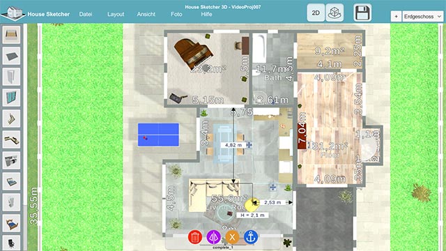 House Sketcher 3D là ứng dụng thiết kế nhà 3D chuyên nghiệp, đa năng
