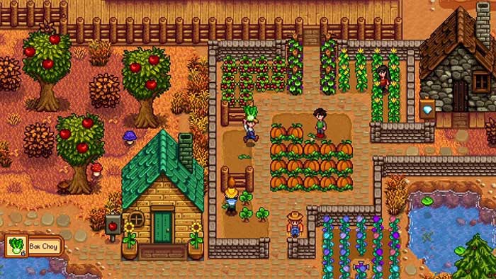 Stardew Valley được thiết kế đồ họa pixel cổ điển