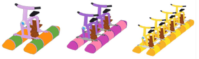 Mở khóa 3 mẫu Water Bike mới và chơi cùng bạn bè thật vui