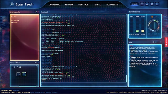 World Wide Hack giả lập công việc của hacker chuyên nghiệp tấn công mạng dữ liệu doanh nghiệp