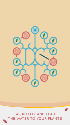 Chạm để xoay đường ống và thiết lập hệ thống tưới nước cho khu vườn