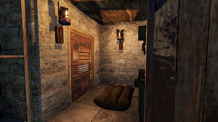 Quyết định nơi đặt túi ngủ là việc rất quan trọng khi chơi Rust