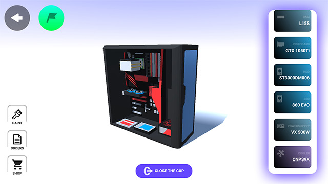 Lắp ráp chiếc máy tính trong mơ từ hơn 200 linh kiện sẵn có của PC Creator game