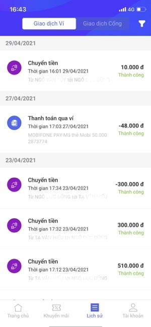 Chuyển tiền