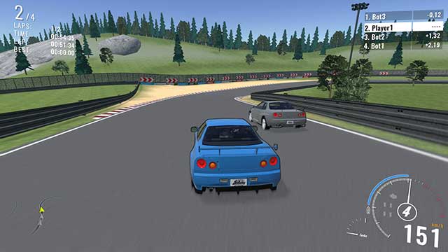 First Racer là game đua xe sống động với hệ thống điều khiển arcade
