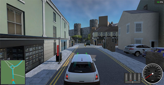 Virtual Driving School mô phỏng chân thực trải nghiệm học lái xe trên đường phố