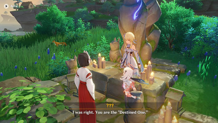 Người chơi cần nói chuyện với NPC Kazari