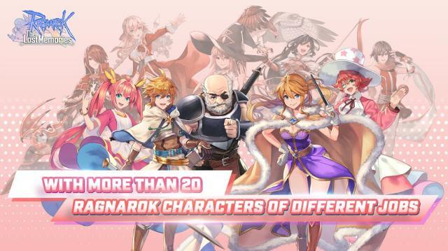 Chơi với hơn 20 nhân vật từ Ragnarok