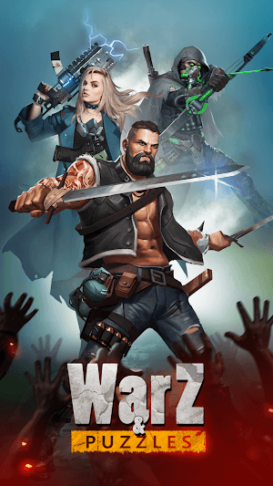 War Z and Puzzles là game chiến đấu với zombie kết hợp match-3