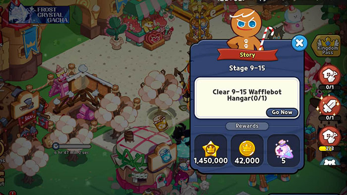 Hoàn thành nhiệm vụ câu chuyện là cách dễ nhất để thu thập Kingdom EXP