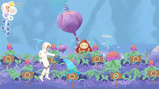 Khám phá nhiều hoạt động thú vị như: câu cá, đua diều, tưới cây,...