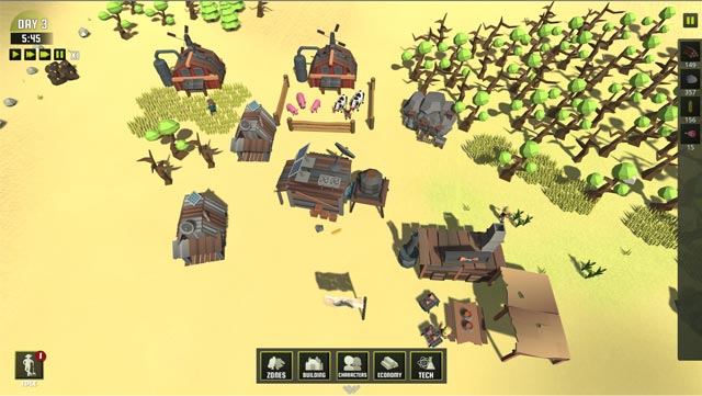 Chơi game ở góc nhìn top-down để bao quát toàn bộ đế chế