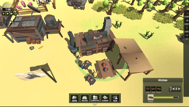 Xây dựng nền văn minh mới và nỗ lực duy trì, phát triển nó trong game Colony Simulator