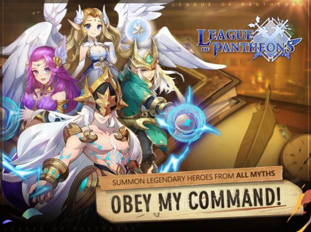 Triệu hồi các anh hùng từ các thần thoại khác nhau trong game League of Pantheons
