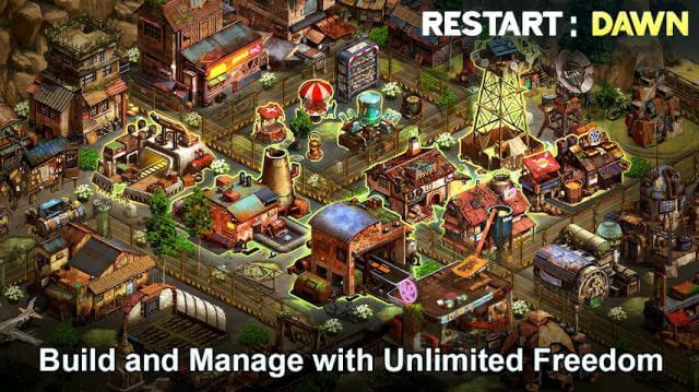 Xây dựng và quản lý tự do không giới hạn trong game Restart:Dawn