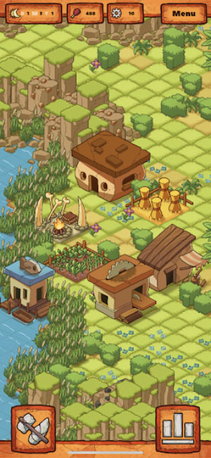 Quản lý và phát triển bộ lạc của bạn trong game Welcome to My Cave 