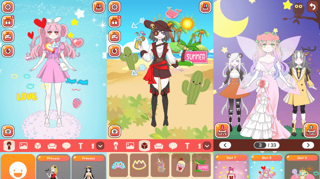Mặc trang phục và tạo ra các nàng công chúa xinh đẹp trong game Dazzling Princess