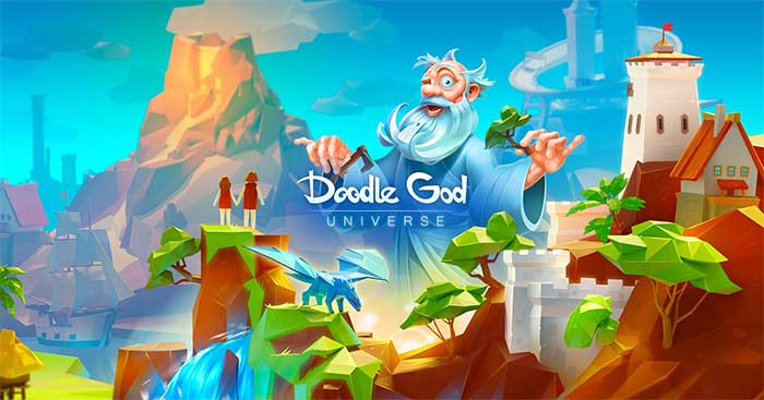 Doodle God Universe là game xây dựng đồ họa low poly đầy màu sắc