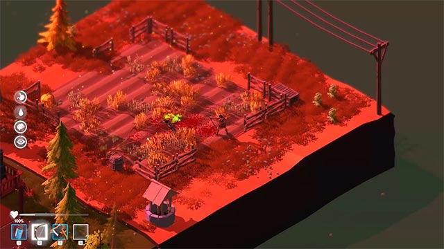 Tập trung vào trồng trọt và chăn nuôi để kiếm thức ăn trong Above Snakes game