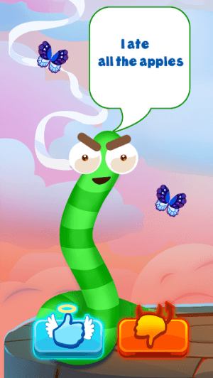 Bạn cần cứu các loại trái cây khỏi côn trùng trong game Worm out