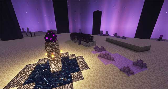 Nouised End Mod 1.17.1 / 1.16.5 sẽ biến End Dimension thành một nơi an toàn