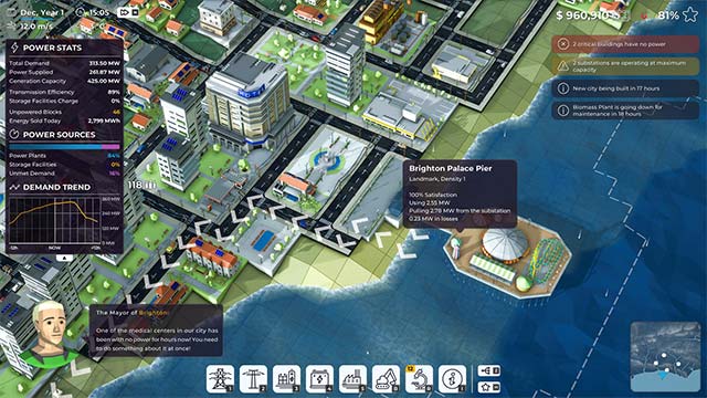 Power to the People là game mô phỏng xây dựng và phát triển thành phố hiện đại