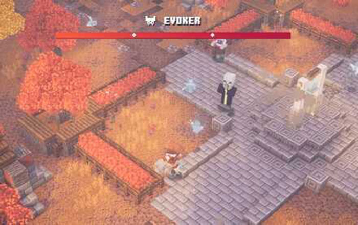Evoker trong Minecraft Dungeons