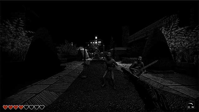 Đồ họa vẽ tay theo phong cách đen trắng độc đáo và u ám