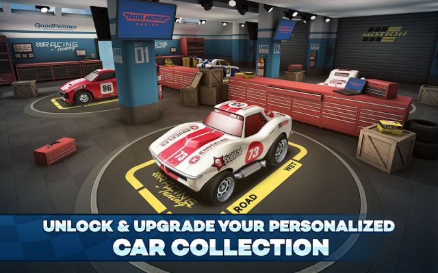 Mở khóa và nâng cấp bộ sưu tập xe của bạn trong game Mini Motor Racing 2